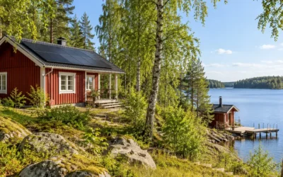 Aurinkopaneeli mökille – 12 V vai 230 V järjestelmä?